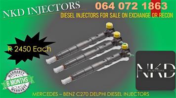 MERCEDES BENZ C270 INJECTORS FOR SALE