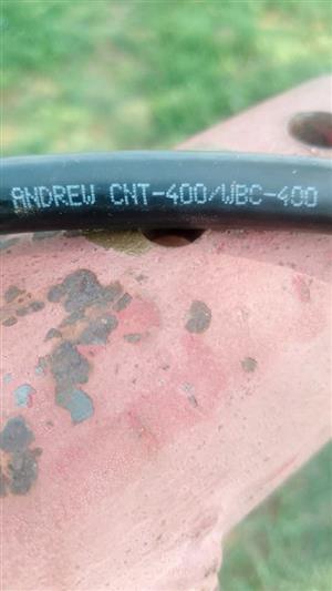 Andrew CNT-400/WBC-400 Braided coax. 400m available. 