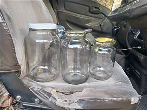 Glass jars for sale