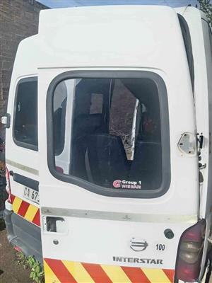 Nissan interstar dci120 rhs tailgate door