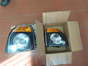 H100 Series 3 Black headlight  