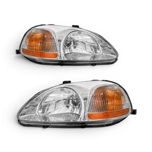 Replacement Headlight for Honda Civic SO4 96-98 (pair)