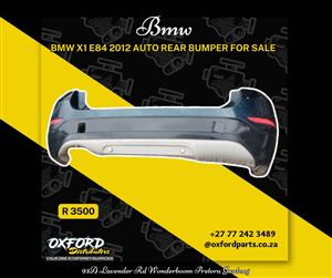 2012 BMW X1 E84 rear bumper for sale.