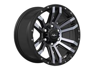 17″ A-Line Scavenger 5/120 Satin Black Alloy Wheels