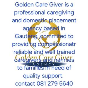 Golden care giver agency we offer service of care giver.. domestic helper,.