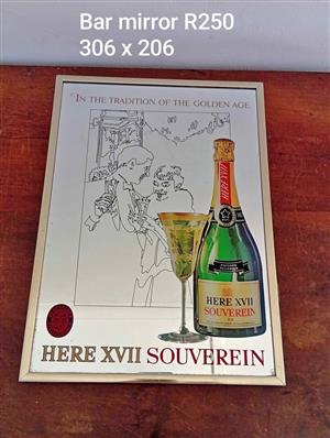 Bar mirror