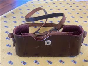 Leitz leather half case for pre/post war Leica cameras