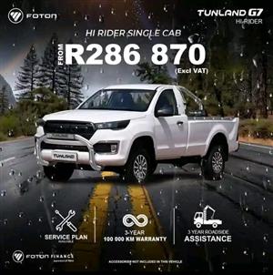 2026 Foton Hi Rider Single Cab