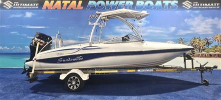 SUNDOWNER 190 BOWRIDER ON TRAILER 150 HP SUZUKI 4 STROKE 2012 MODEL 