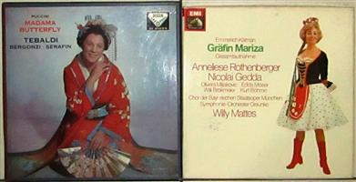 Madama Butterfly & mo Vinyl Records x 6 (two box sets of different performances)