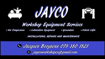 JAYCO Workshop Equipment Services