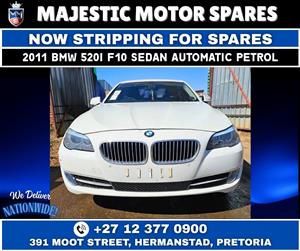 2011 BMW 520i F10 Sedan Automatic Petrol Now stripping for used spares!