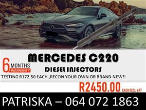INJECTORS FOR MERCEDES C220 FOR SALE