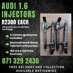 AUDI 1.6 INJECTORS FOR SALE WITH WARRANTY INCLUDED 