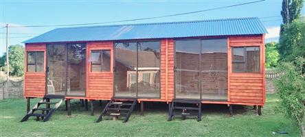 4x9m louver wood offices