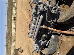 Mitsubishi 6d14 engine with gearbox 