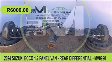 REAR DIFFERENTIAL - 2024 SUZUKI ECCO 1.2 