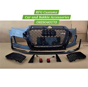 Audi A3 8V (2014-2016) prefacelift Rs Style front bumper