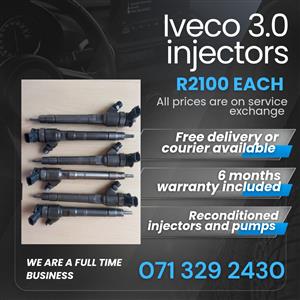 IVECO 3.0 INJECTORS FOR SALE WITH WARRANTY INCLUDED 