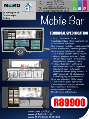 3.2m Mobile Bar for