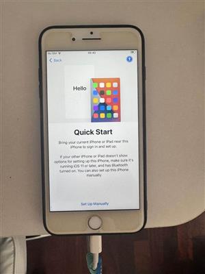 iPhone 8 Plus 64gigs 85%BH back is cracked