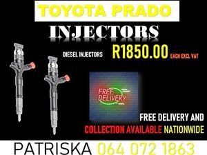 TOYOTA PRADO DIESEL INJECTORS FOR SALE
