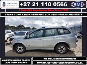 Ssangyong Kyron stripping for spares