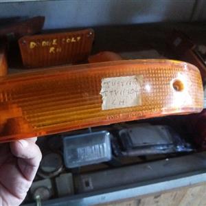 Golf course car, orange lense