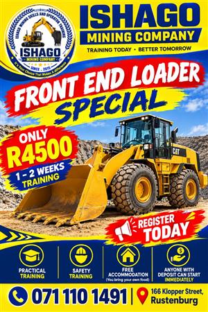 777 dump truck training skills center at Rustenburg 