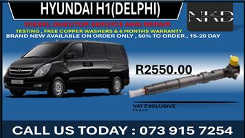Hyundai H1 Delphi Diesel Injectors
