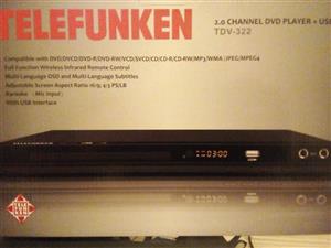 Telefunken TVD-322 DVD/CD player (USB)