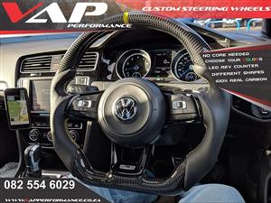 Custom Carbon Fiber Steering Wheel For Volkswagen