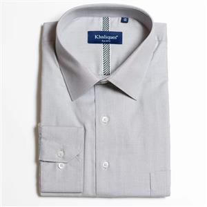 Get 10% off this premium Khaliques Grey Shirts Single cuff 