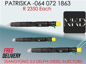 SSANGYONG 2,0 DELPHI DIESEL INJECTORS FOR SALE