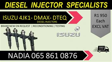 4JK1-DMAX-DTEQ ISUZU DIESEL INJECTORS FOR SALE