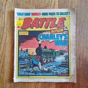 ​ Vintage 1980 Battle Action Comic - Charley's War 
