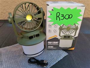 Fan camping light,