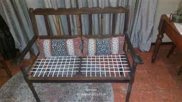 Antique wooden bench