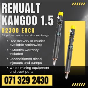 RENUALT KANGOO 1.5 INJECTORS FOR SALE WITH WARRANTY 