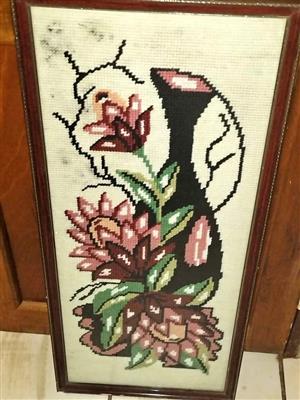 Framed tapestry