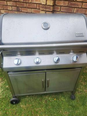 Cadac Patio Living Stainless steel 4 burner gasbraai for sale.