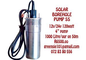 Solar borehole pumps 