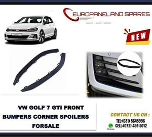 VW Golf 7 GTI New Front Bumper Corner Spoilers Set for sale