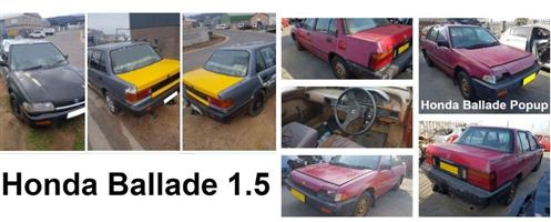 honda ballade so4 spares