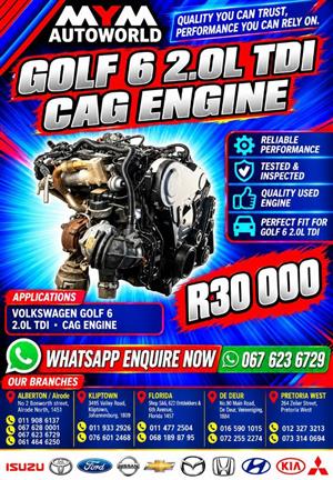 Golf 6 2.0L TDI Engine