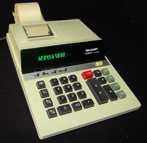 Sharp Compet CS-1612 10-Digit Printing Calculator