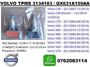 Volvo TPMS tyre pressure monitor sensors 