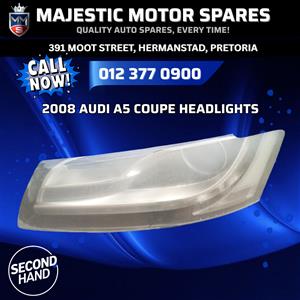 2008 Audi A5 coupe headlights - used