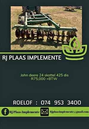 John deere 24 skottel dis