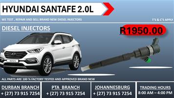 Hyundai Santafe 2.0L Diesel Injectors 